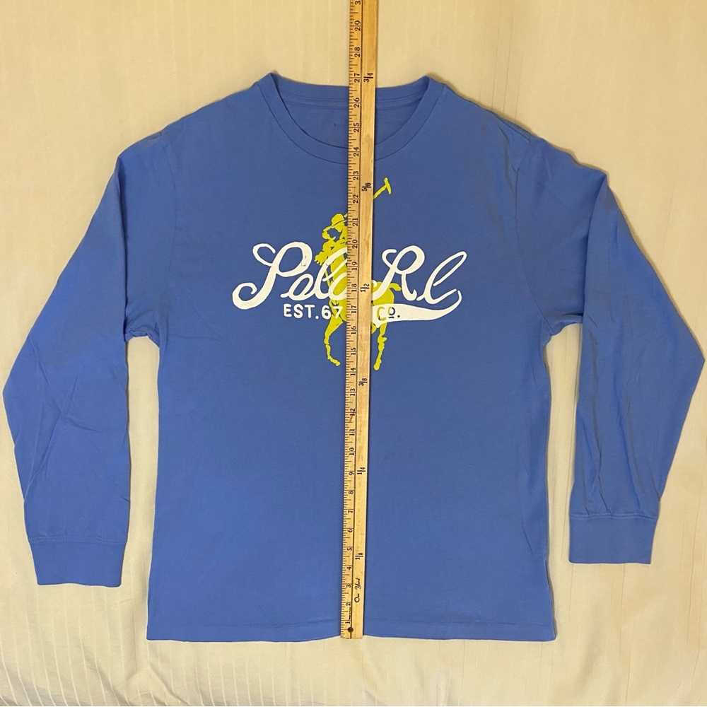 POLO by RALPH LAUREN long-sleeve graphic shirt sz XL - Picture 4 of 11